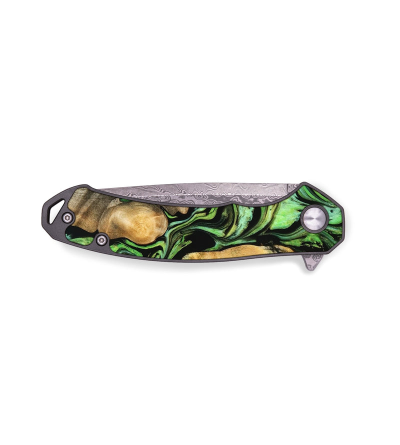 EDC Wood Pocket Knife - Alda (Green, 794005)