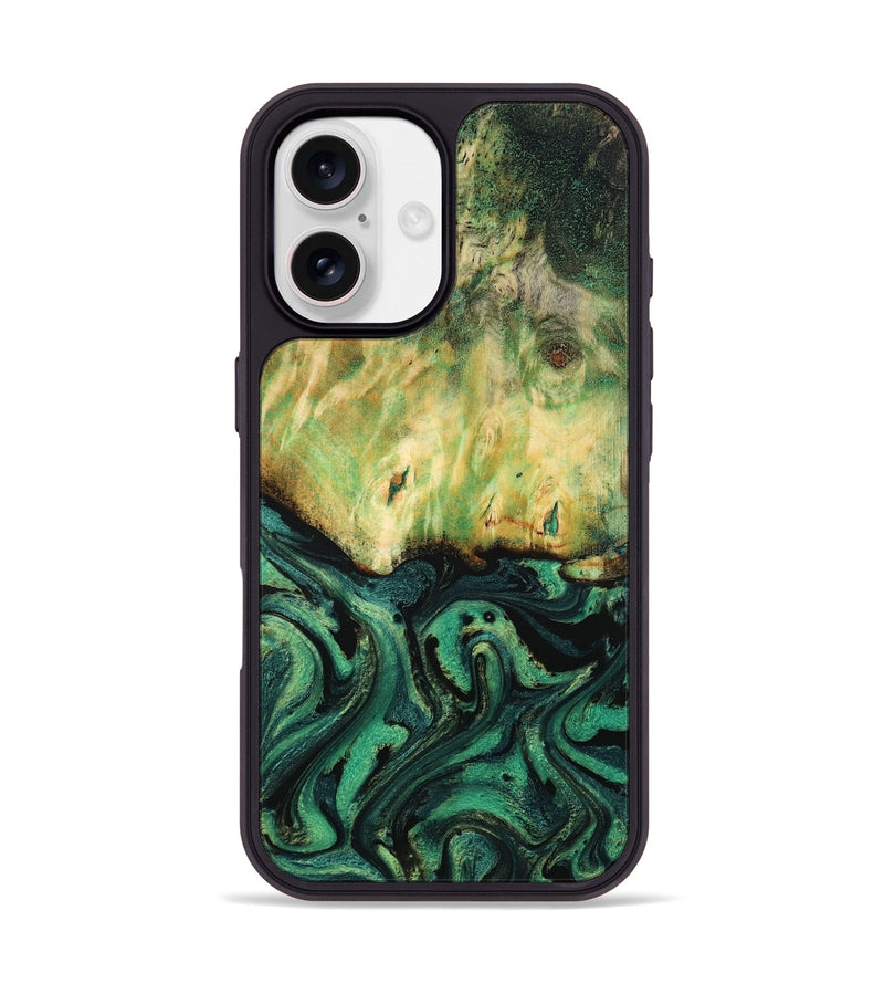 iPhone 17 Wood Phone Case - Viola (Green, 794006)