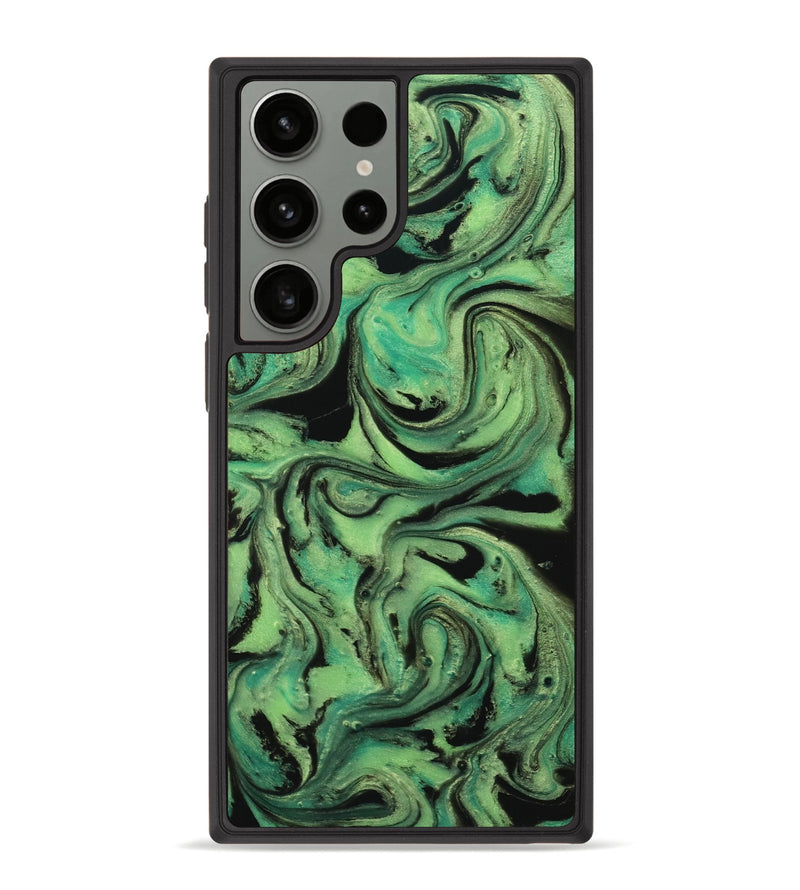 Galaxy S23 Ultra ResinArt Phone Case - Lydia (Green, 794012)