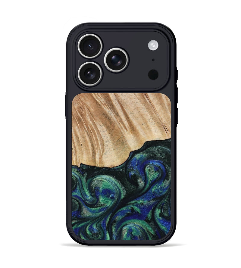 iPhone 17 Pro Wood Phone Case - Orin (Green, 794019)