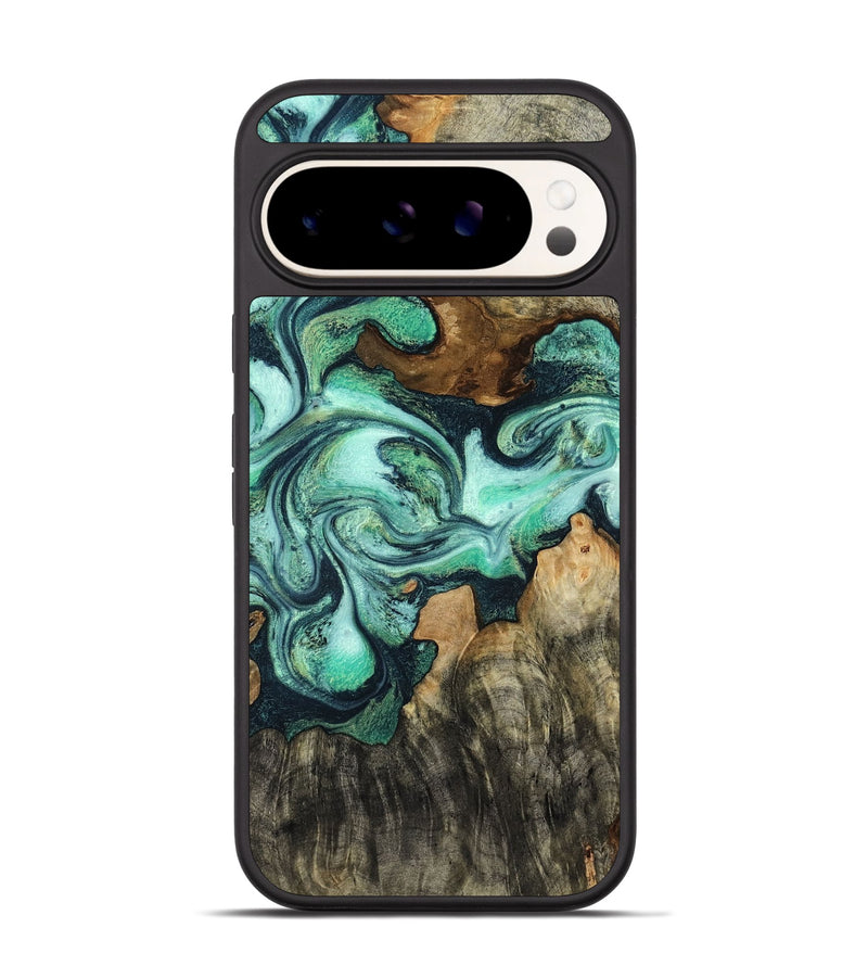Pixel 9 Wood Phone Case - Vanesa (Green, 794021)