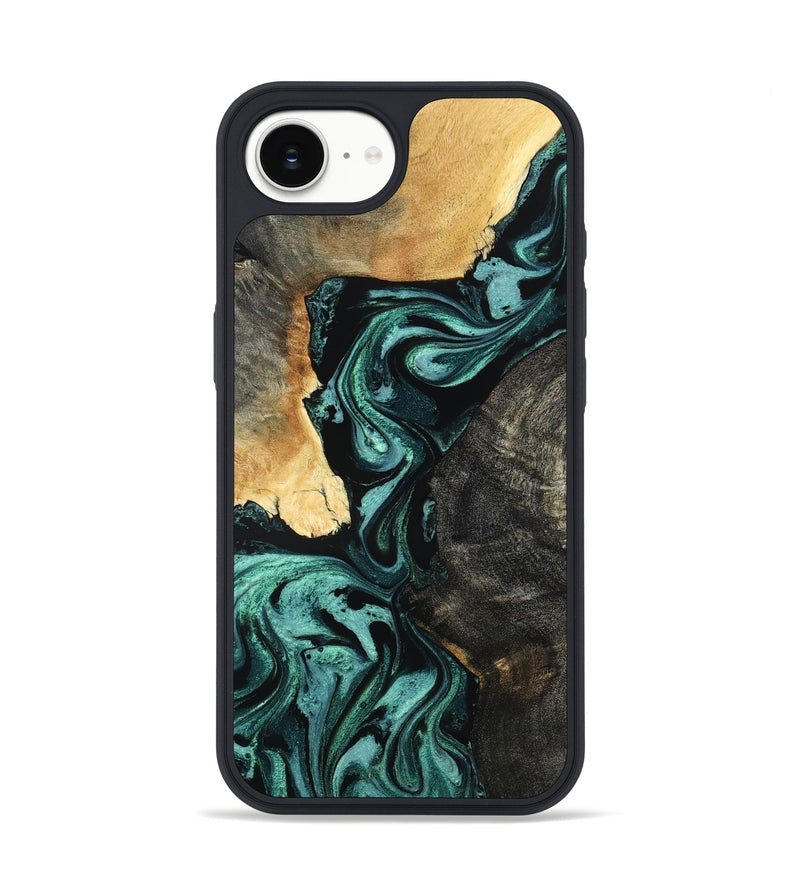iPhone 16e Wood Phone Case - Stephon (Green, 794040)