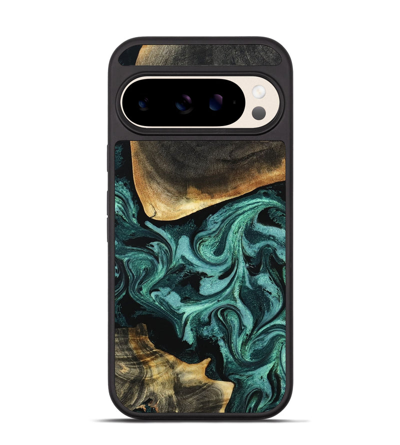 Pixel 10 Wood Phone Case - Maggie (Green, 794043)