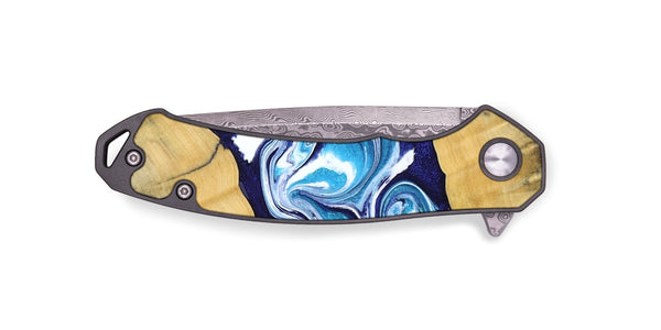 EDC Wood Pocket Knife - Martha (Blue, 794050)