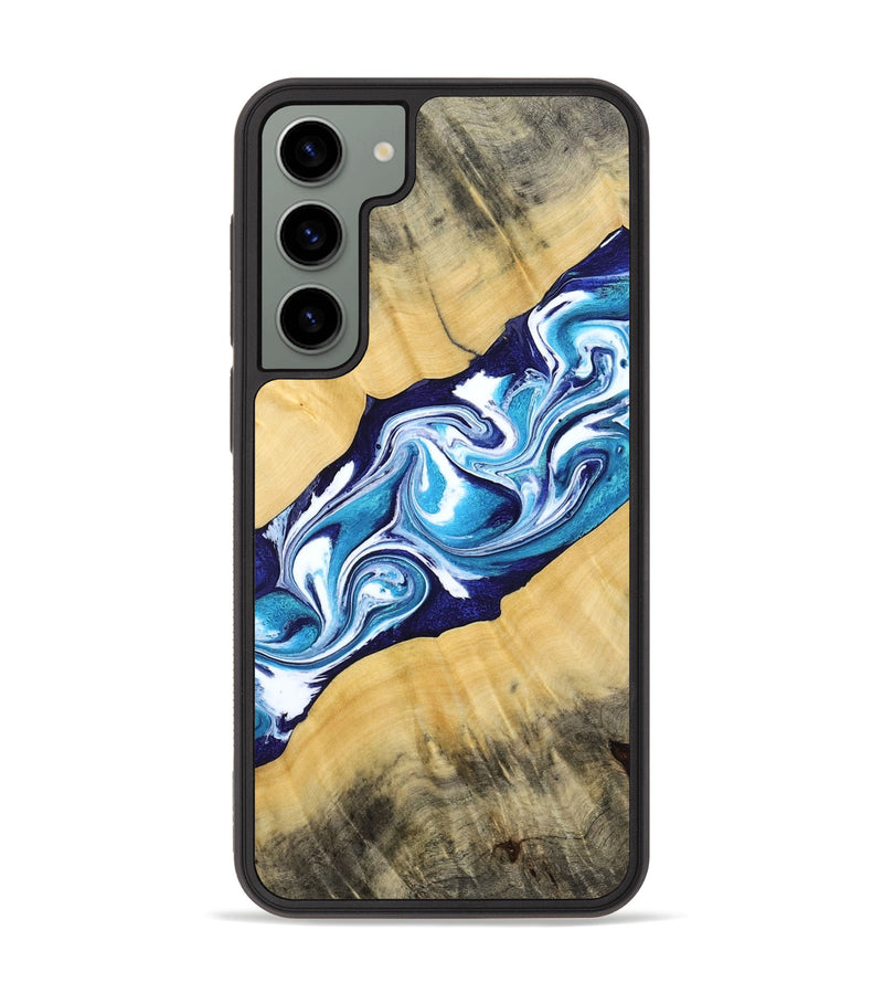 Galaxy S23 Plus Wood Phone Case - Martha (Blue, 794050)