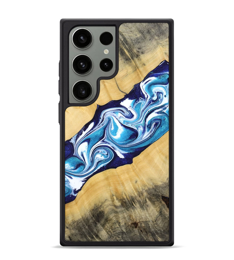Galaxy S24 Ultra Wood Phone Case - Martha (Blue, 794050)
