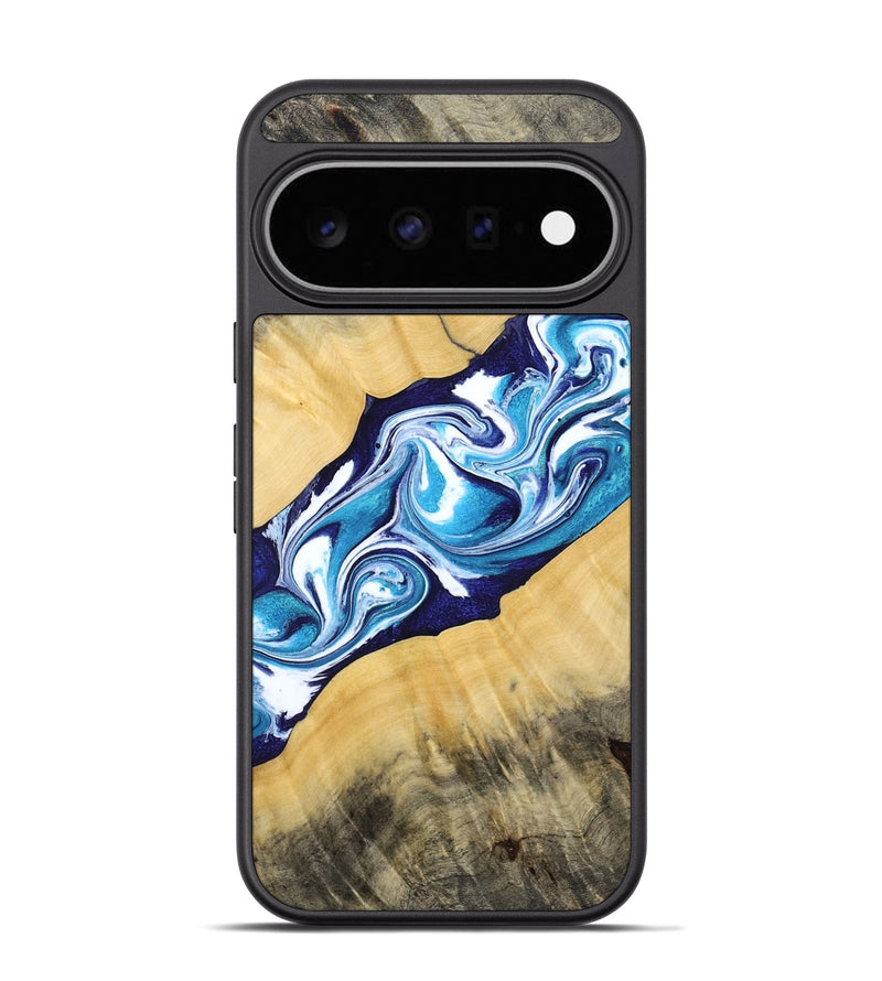 Pixel 11 Pro Wood Phone Case - Martha (Blue, 794050)