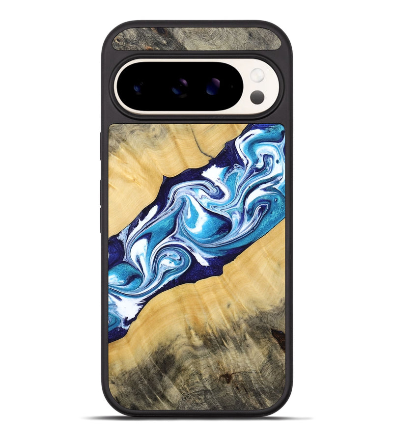Pixel 9 Pro XL Wood Phone Case - Martha (Blue, 794050)