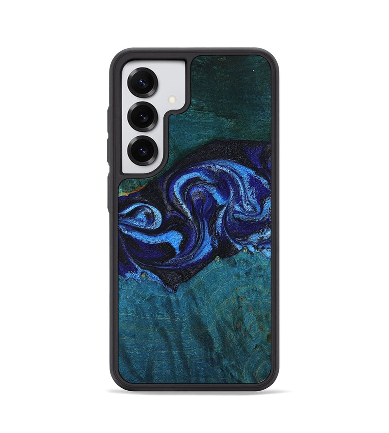 Galaxy S25 Wood Phone Case - Dayna (Blue, 794052)