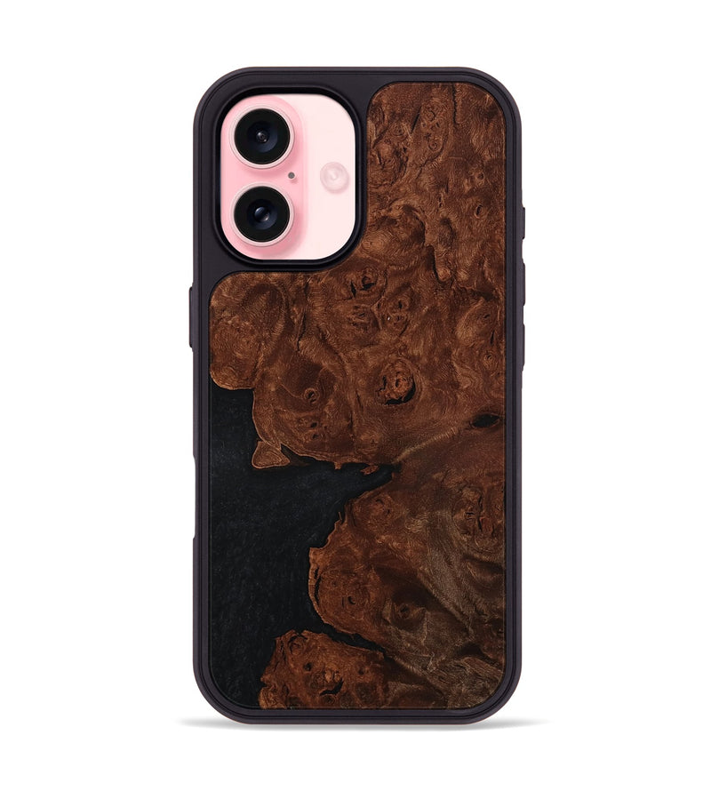 iPhone 16 Wood Phone Case - Zetta (Wood Burl, 794054)