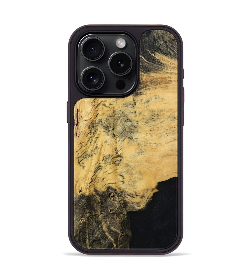 iPhone 15 Pro Wood Phone Case - Queenie (Wood Burl, 794059)