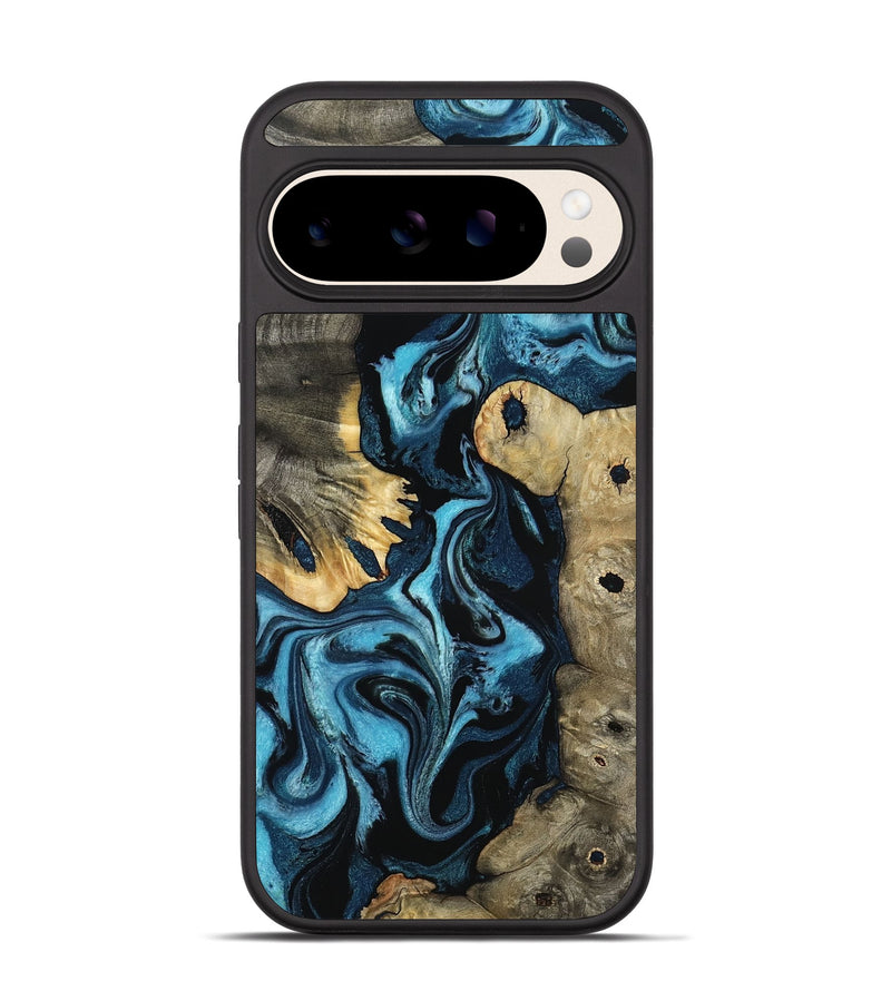 Pixel 10 Wood Phone Case - Adhara (Blue, 794066)