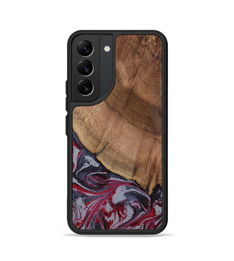 Galaxy S22 Wood Phone Case - Bellamy (Red, 794074)