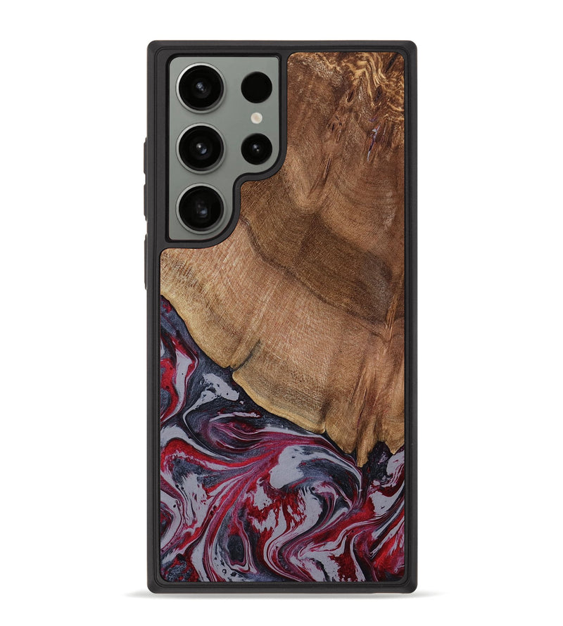 Galaxy S23 Ultra Wood Phone Case - Bellamy (Red, 794074)