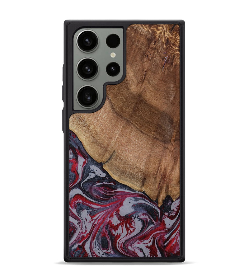Galaxy S24 Ultra Wood Phone Case - Bellamy (Red, 794074)