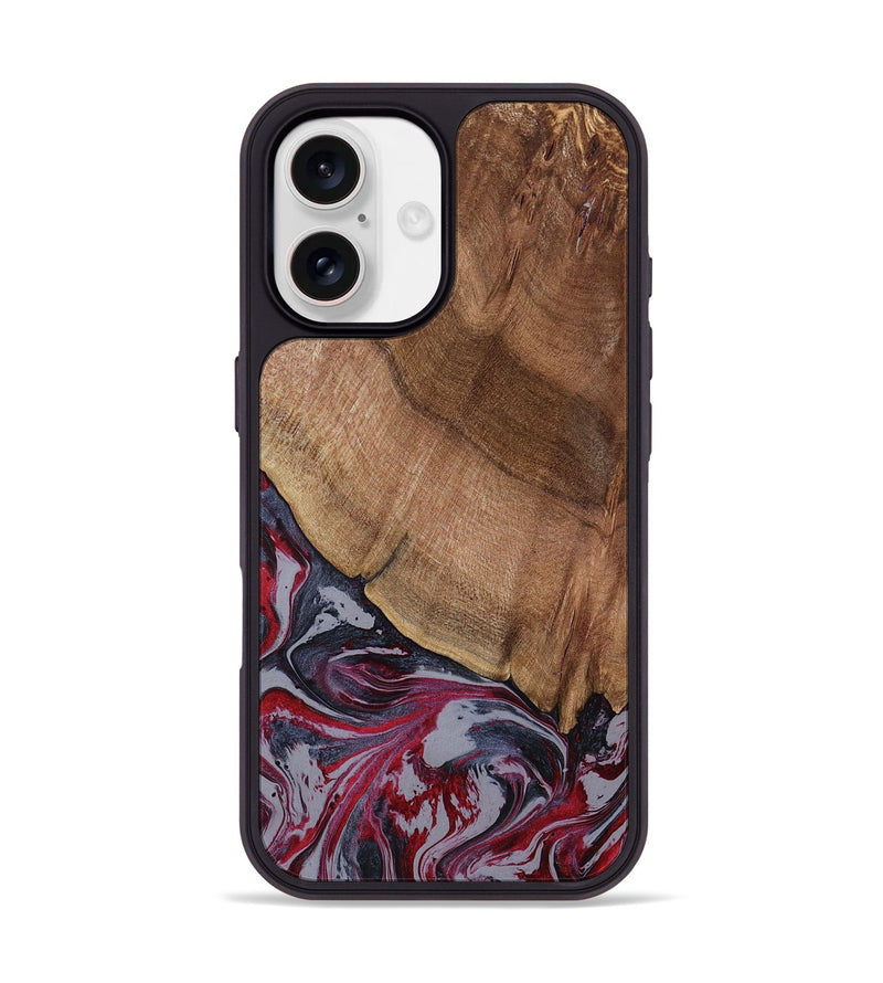 iPhone 17 Wood Phone Case - Bellamy (Red, 794074)