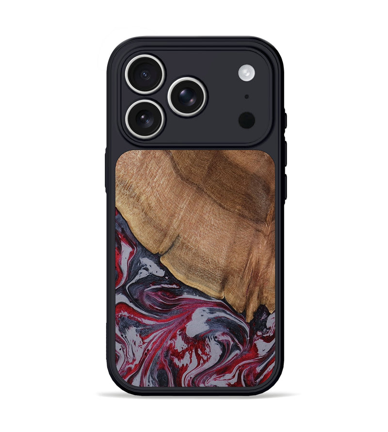 iPhone 17 Pro Wood Phone Case - Bellamy (Red, 794074)