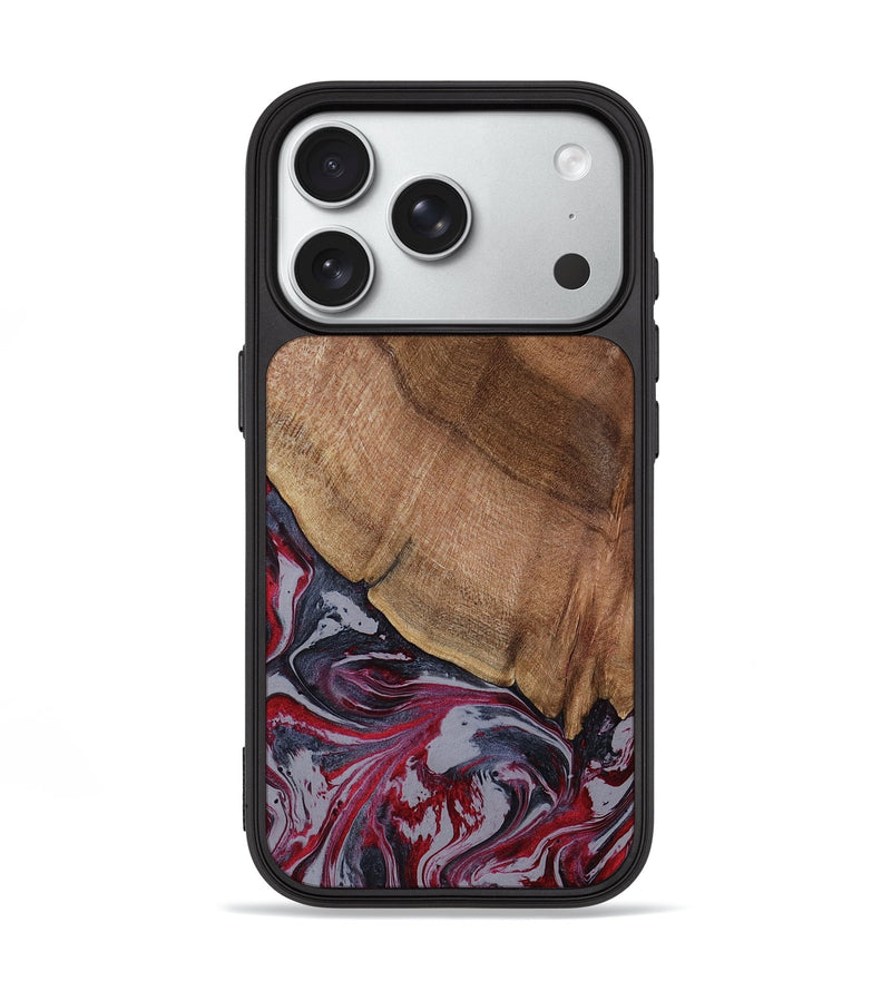 iPhone 18 Pro Wood Phone Case - Bellamy (Red, 794074)