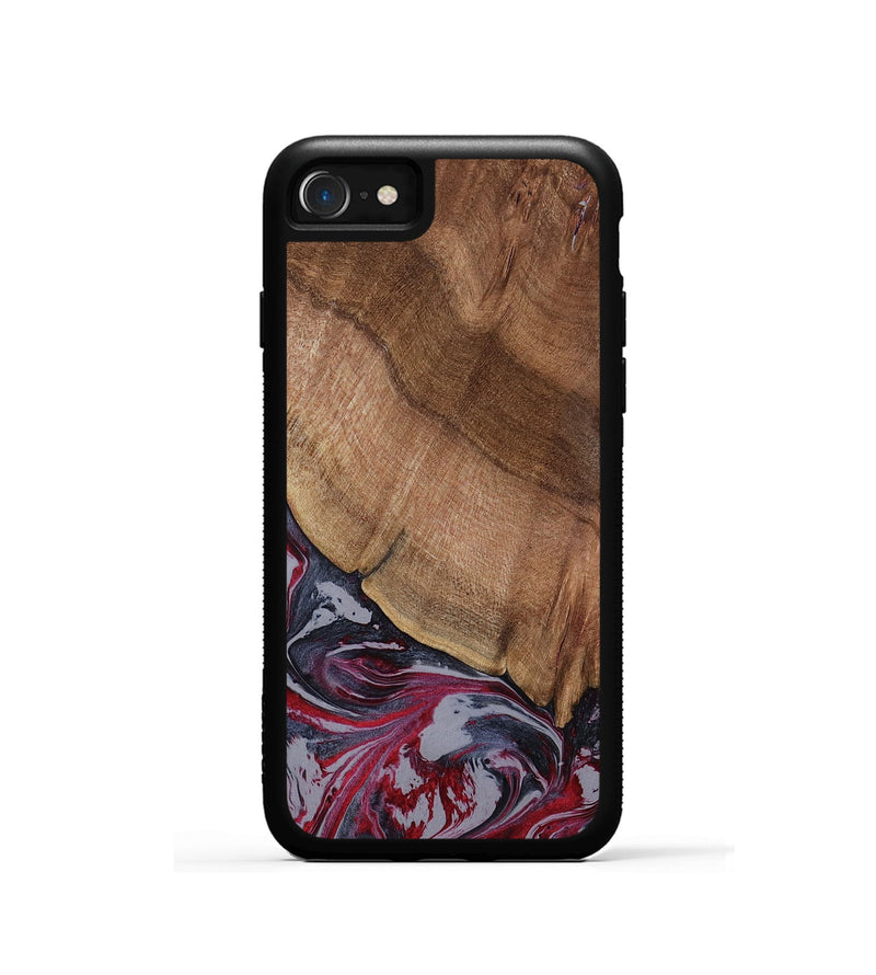 iPhone SE Wood Phone Case - Bellamy (Red, 794074)