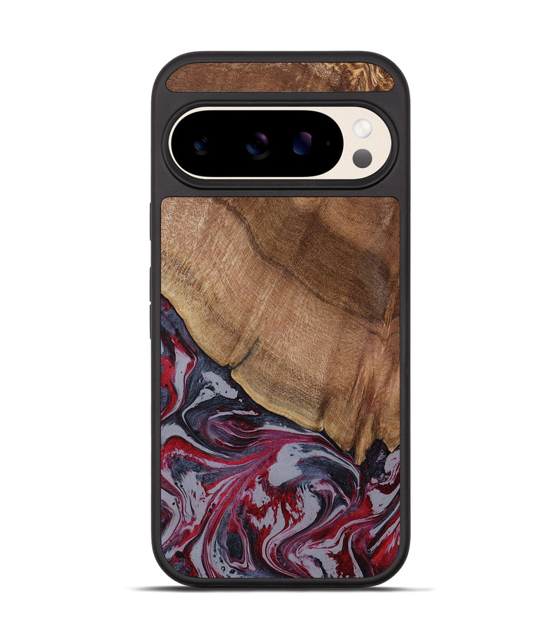 Pixel 10 Pro Wood Phone Case - Bellamy (Red, 794074)