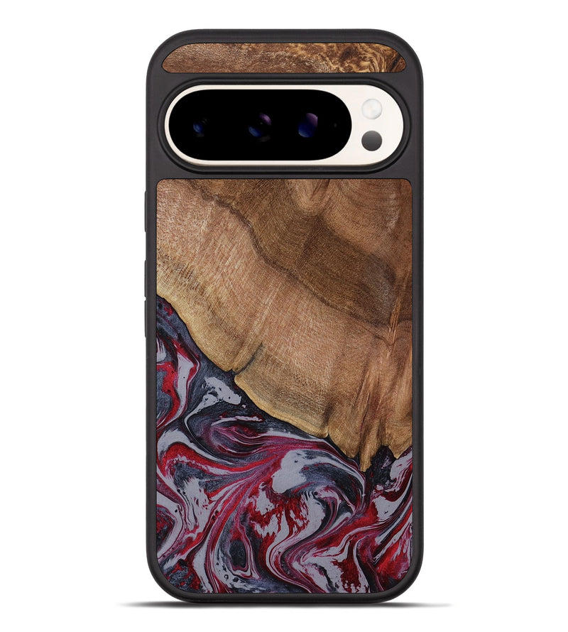 Pixel 10 Pro XL Wood Phone Case - Bellamy (Red, 794074)
