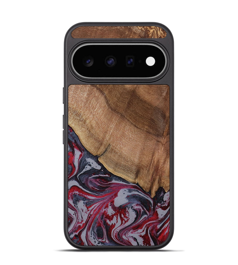 Pixel 11 Wood Phone Case - Bellamy (Red, 794074)