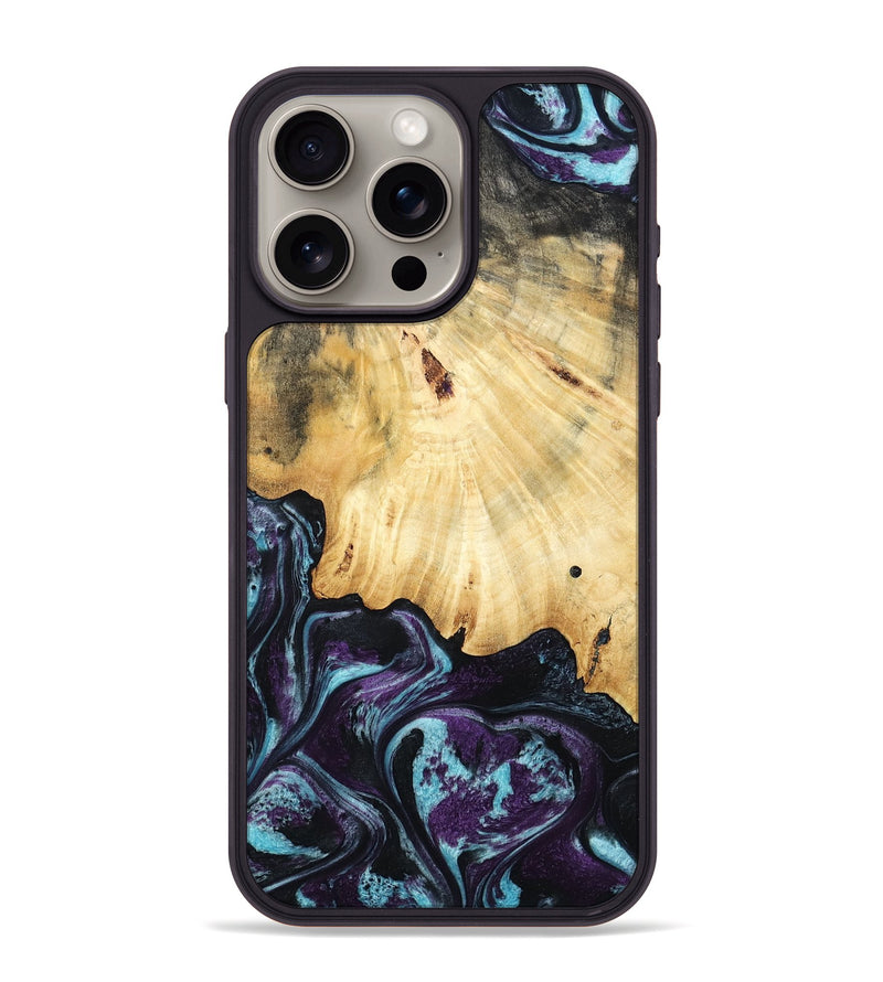 iPhone 15 Pro Max Wood Phone Case - Robb (Purple, 794094)