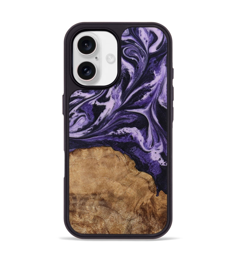 iPhone 17 Wood Phone Case - Isom (Purple, 794101)