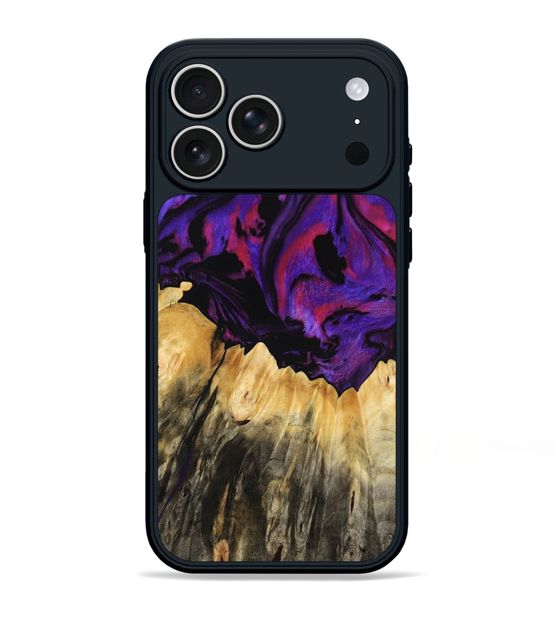 iPhone 17 Pro Max Wood Phone Case - Meghann (Purple, 794103)