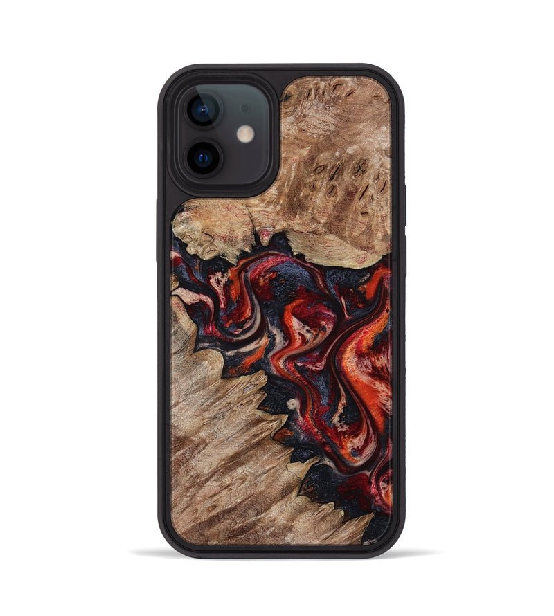iPhone 12 Wood Phone Case - Jerome (Red, 794106)