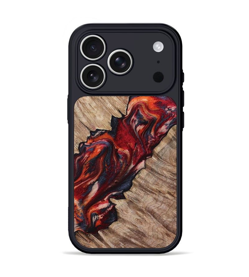 iPhone 17 Pro Wood Phone Case - Janiah (Red, 794108)