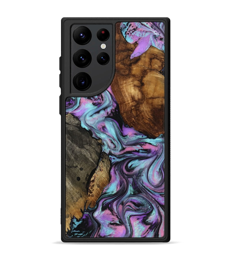 Galaxy S22 Ultra Wood Phone Case - Jayne (Purple, 794131)