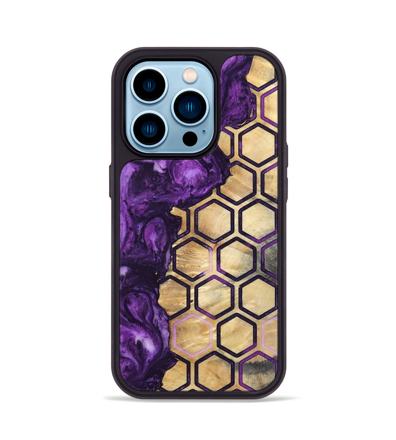 iPhone 14 Pro Wood Phone Case - Adlai (Pattern, 794171)