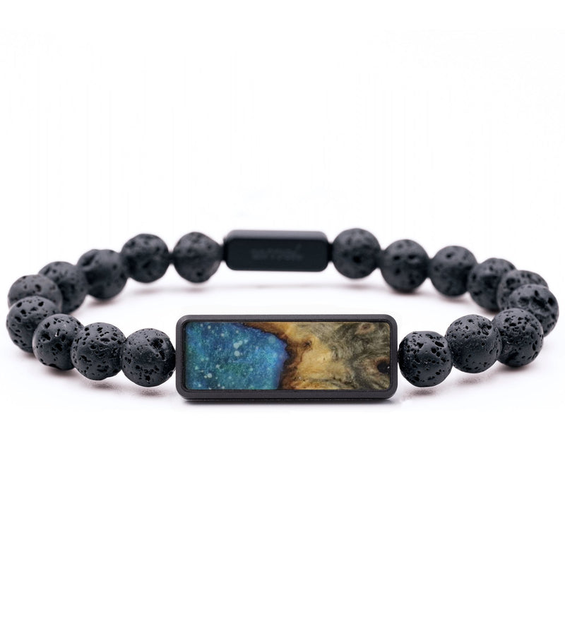 Lava Bead Wood Bracelet - Marsha (Cosmos, 794184)