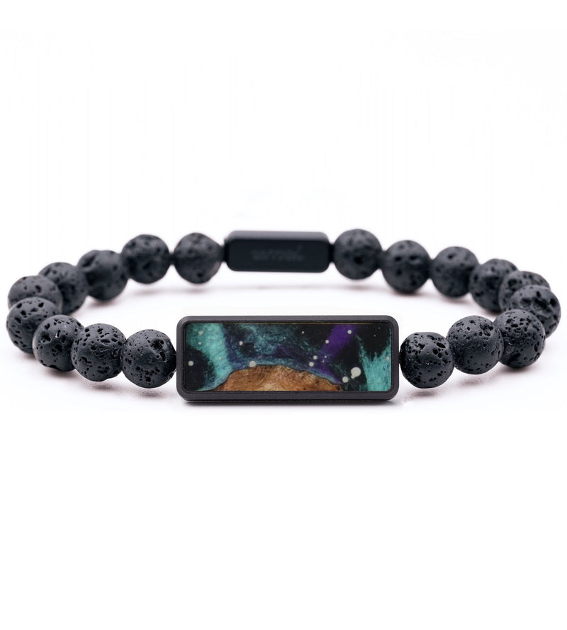 Lava Bead Wood Bracelet - Kim (Cosmos, 794188)