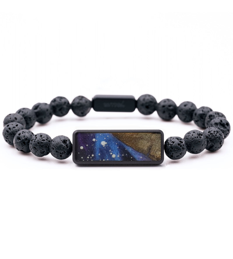 Lava Bead Wood Bracelet - Patsy (Cosmos, 794190)