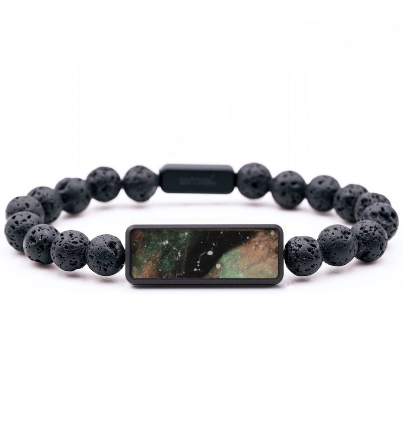 Lava Bead Wood Bracelet - Lou (Cosmos, 794191)
