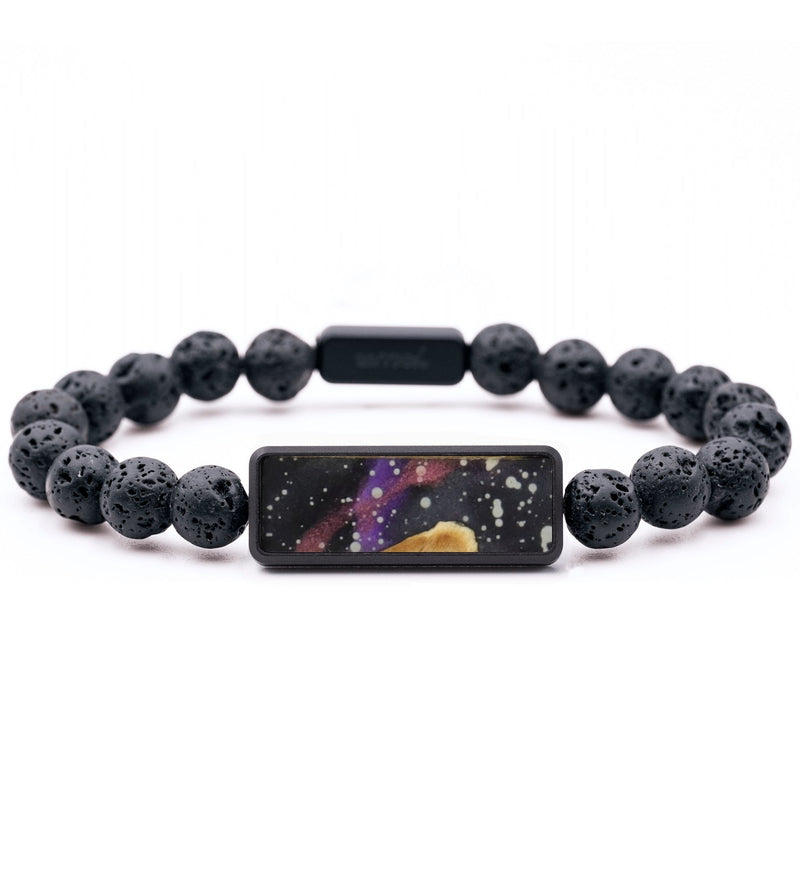 Lava Bead Wood Bracelet - Luciana (Cosmos, 794193)
