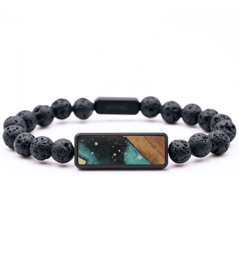 Lava Bead Wood Bracelet - Warren (Cosmos, 794197)
