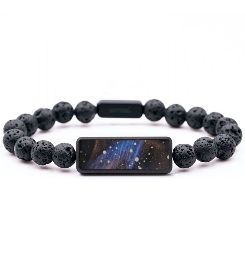 Lava Bead Wood Bracelet - Reese (Cosmos, 794198)