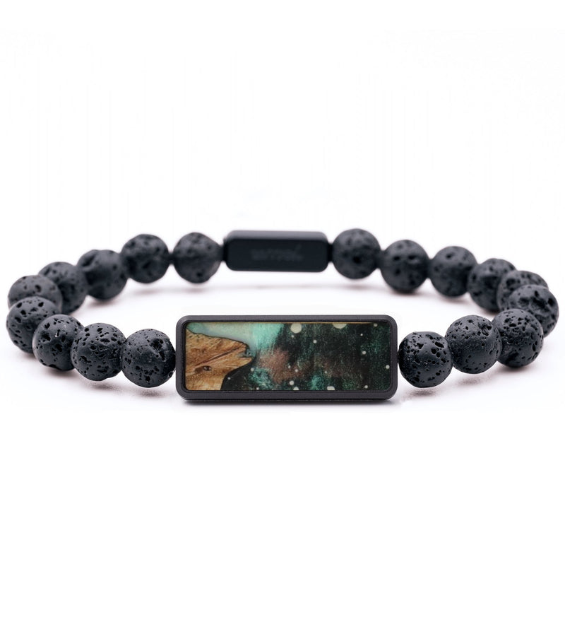 Lava Bead Wood Bracelet - Vonda (Cosmos, 794211)
