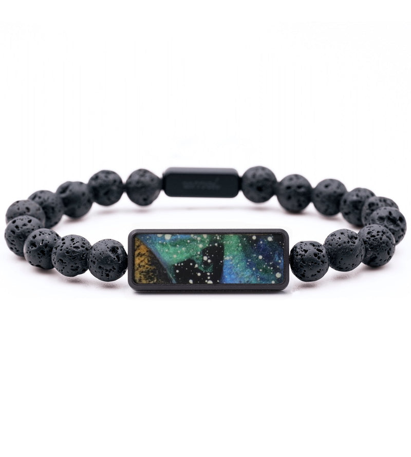 Lava Bead Wood Bracelet - Dexter (Cosmos, 794219)