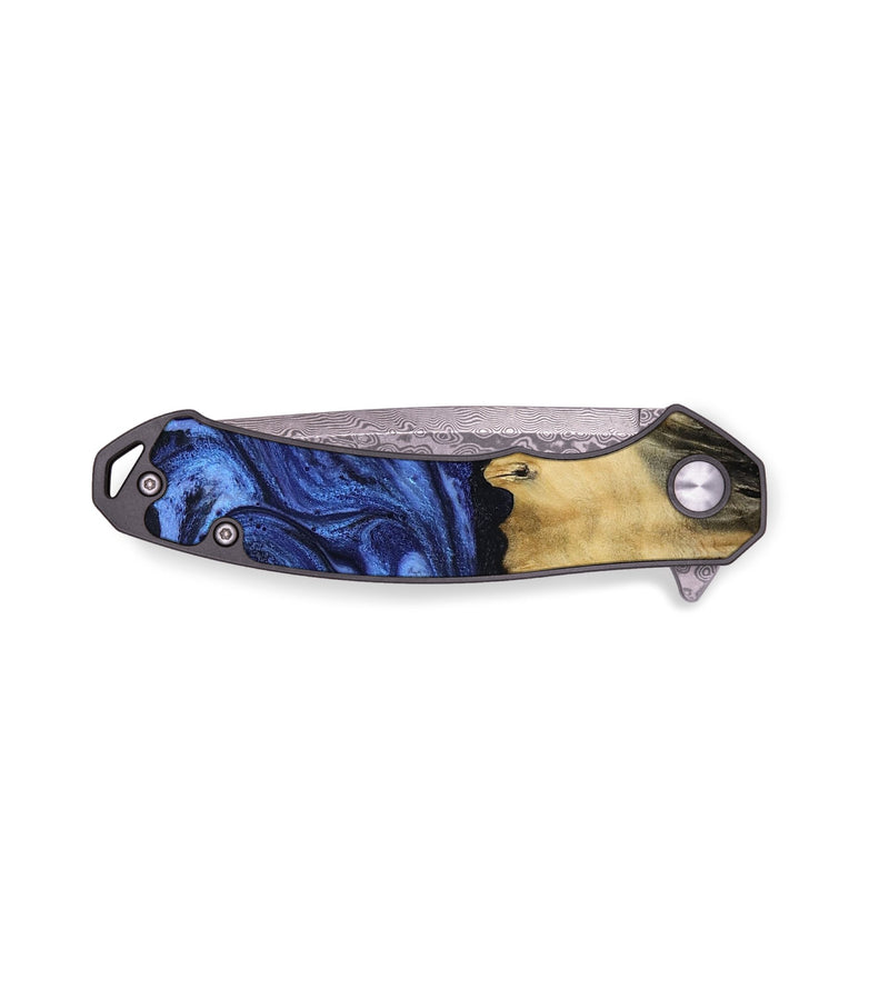 EDC Wood Pocket Knife - Sasha (Blue, 794389)