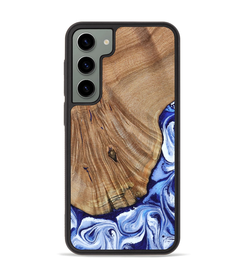 Galaxy S23 Plus Wood Phone Case - Corine (Blue, 794393)