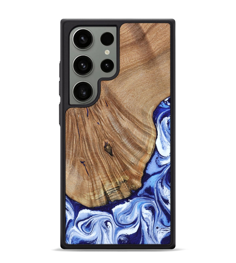 Galaxy S24 Ultra Wood Phone Case - Corine (Blue, 794393)