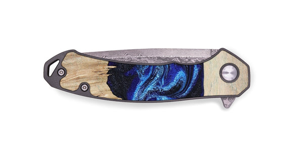 EDC Wood Pocket Knife - Muriel (Blue, 794396)