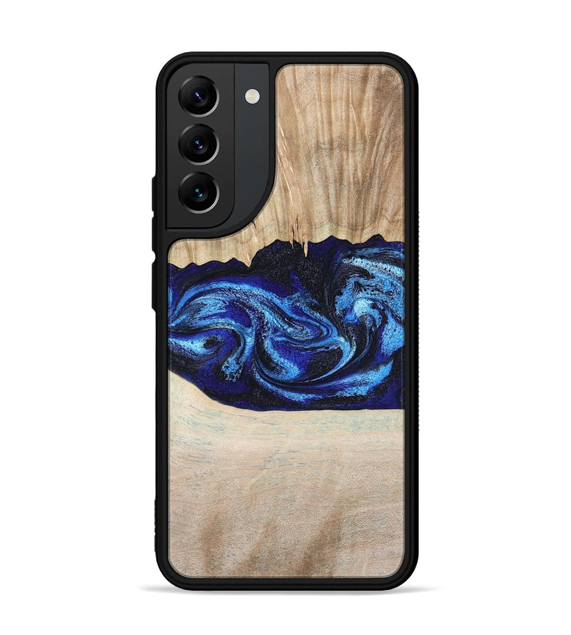 Galaxy S22 Plus Wood Phone Case - Muriel (Blue, 794396)