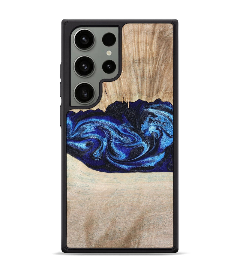 Galaxy S24 Ultra Wood Phone Case - Muriel (Blue, 794396)
