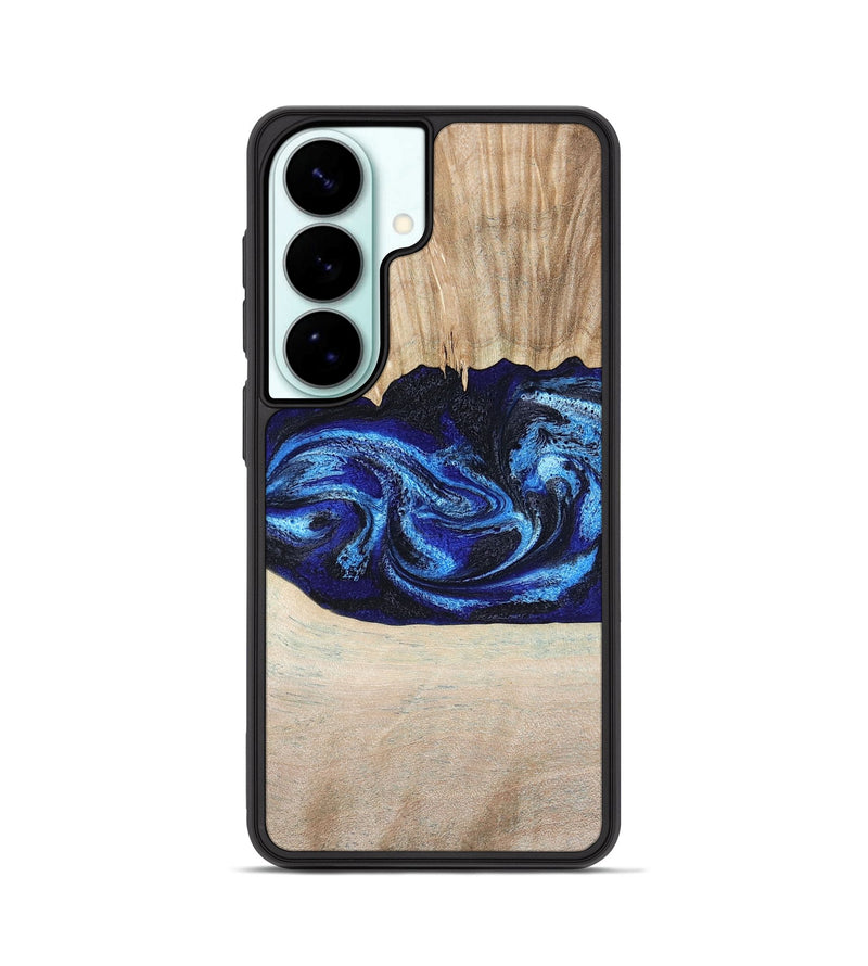 Galaxy S26 Wood Phone Case - Muriel (Blue, 794396)
