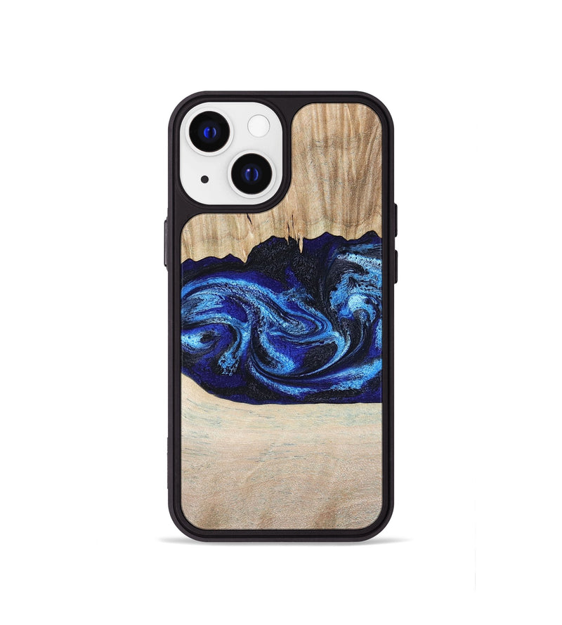 iPhone 13 mini Wood Phone Case - Muriel (Blue, 794396)
